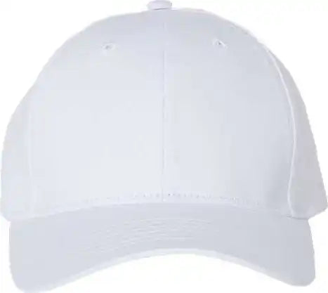Sportsman 2260 Adult Cotton Twill Cap - White - 6 5/8’’ - 7 3/8’’