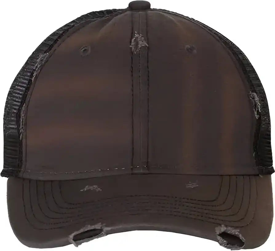 Sportsman 3150 Bounty Dirty-washed Mesh-back Cap - Charcoal Black - Dark Gray / 6 5/8’’ - 7 3/8’’