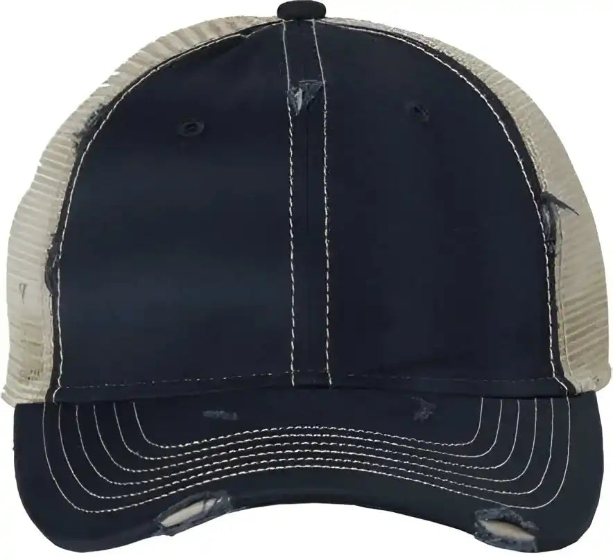 Sportsman 3150 Bounty Dirty-washed Mesh-back Cap - Navy Khaki - 6 5/8’’ - 7 3/8’’