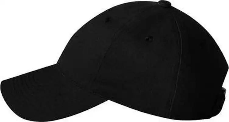 Sportsman 9610 Heavy Brushed Twill Unstructured Cap - Black - 6 5/8’’ - 7 3/8’’
