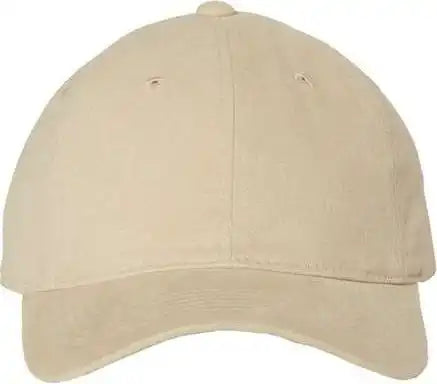 Sportsman 9610 Heavy Brushed Twill Unstructured Cap Khaki / 6 5/8’’ 7 3/8’’
