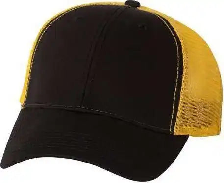 Sportsman Ah80 Bio-washed Trucker Cap - Black Gold - 6 5/8’’ - 7 3/8’’