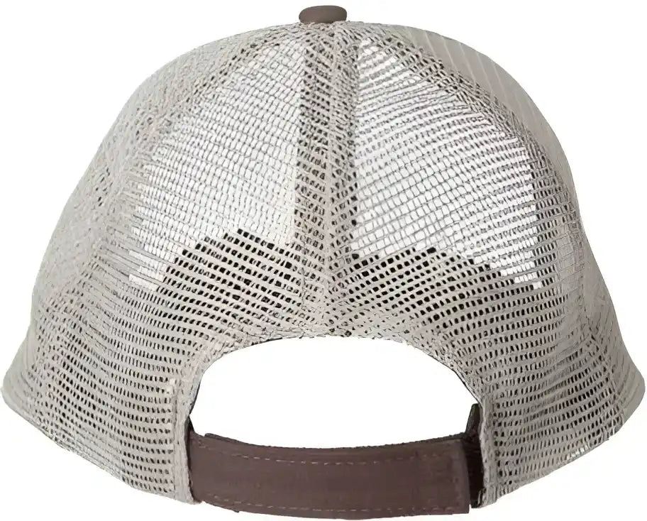 Sportsman Ah80 Bio-washed Trucker Cap - Brown Khaki - 6 5/8’’ - 7 3/8’’