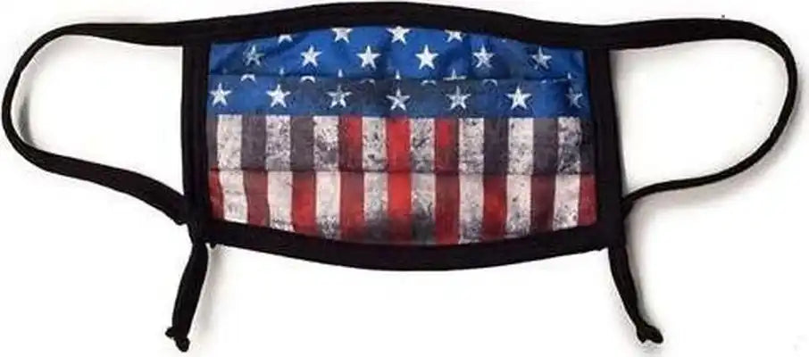 Sportsman Mav25 Maverick Adjustable Comfort Face Mask - Usa - Red Blue / one Size Fits Most
