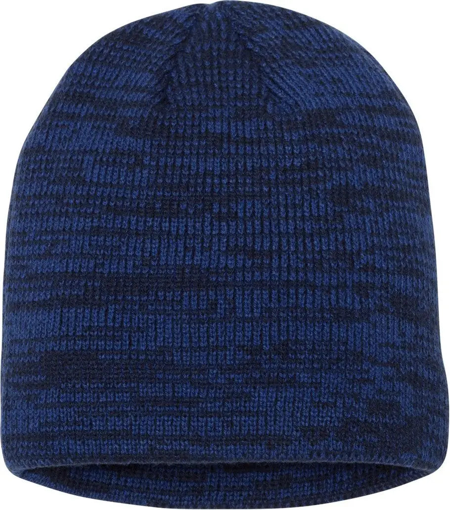 Sportsman Sp03 8’’ Marled Beanie - Royal Navy - one Size Fits Most