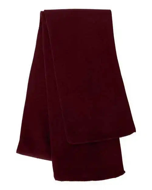 Sportsman Sp04 Knit Scarf Maroon / one Size Fits Most