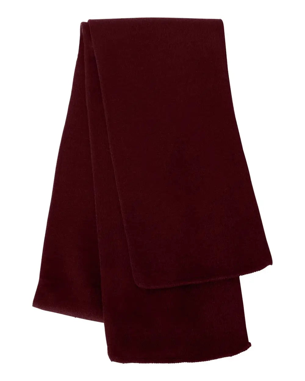Sportsman Sp04 Knit Scarf - Maroon
