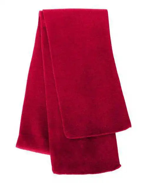 Sportsman Sp04 Knit Scarf - Red - one Size Fits Most