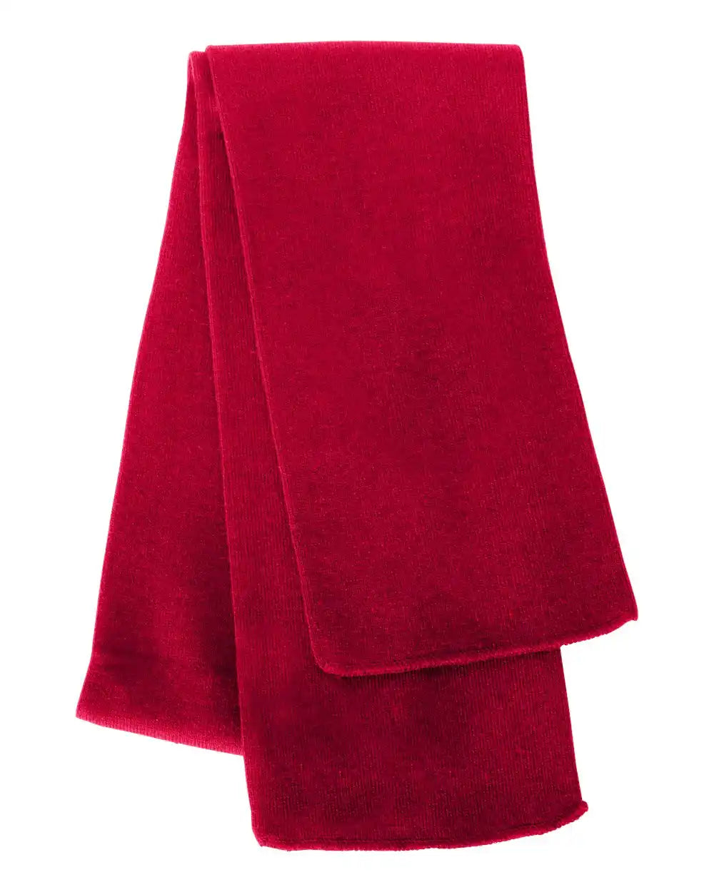 Sportsman Sp04 Knit Scarf - Red - Osfa