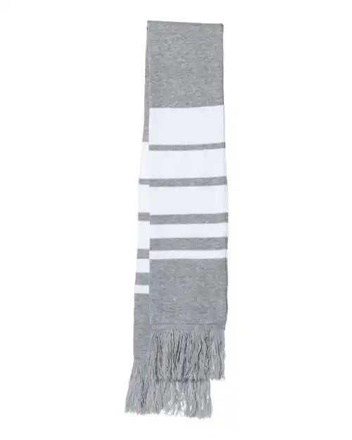 Sportsman Sp07 Soccer Scarf - Heather Grey White - Gray / one Size Fits Most