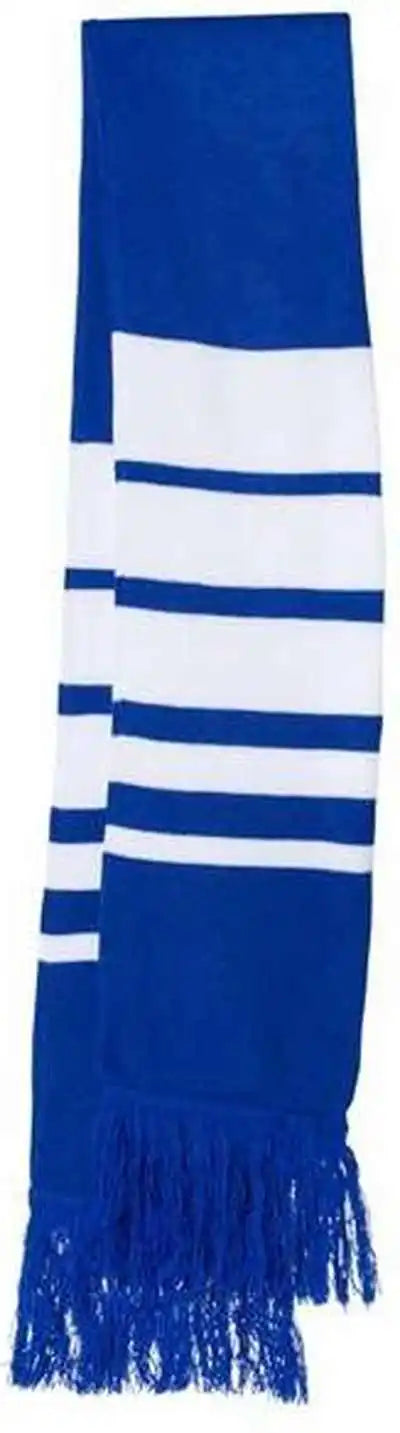 Sportsman Sp07 Soccer Scarf - Royal White - one Size Fits Most
