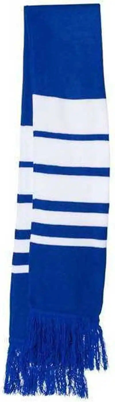 Sportsman Sp07 Soccer Scarf - Royal White - one Size Fits Most