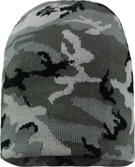 Sportsman Sp08 8’’ Beanie - Gray Camo - one Size Fits Most