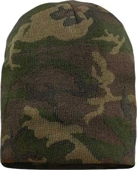 Sportsman Sp08 8’’ Beanie - Green Camo - one Size Fits Most