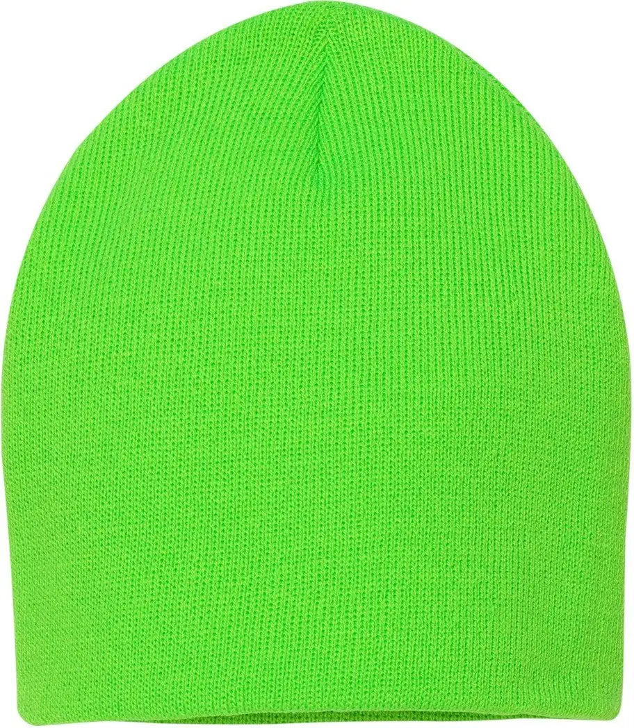 Sportsman Sp08 8’’ Beanie - Neon Green - one Size Fits Most