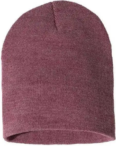 Sportsman Sp08 8’’ Knit Beanie - Heather Cardinal - one Size Fits Most