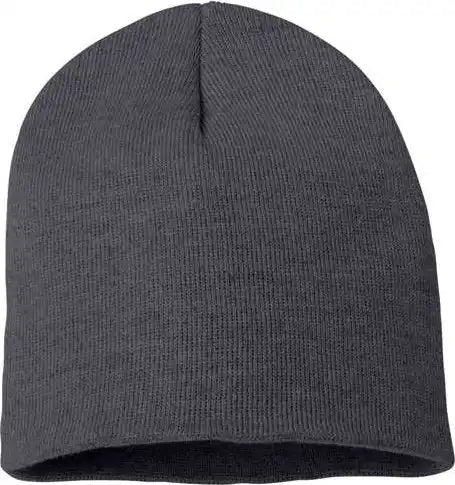 Sportsman Sp08 8’’ Knit Beanie - Heather Charcoal - Dark Gray / one Size Fits Most