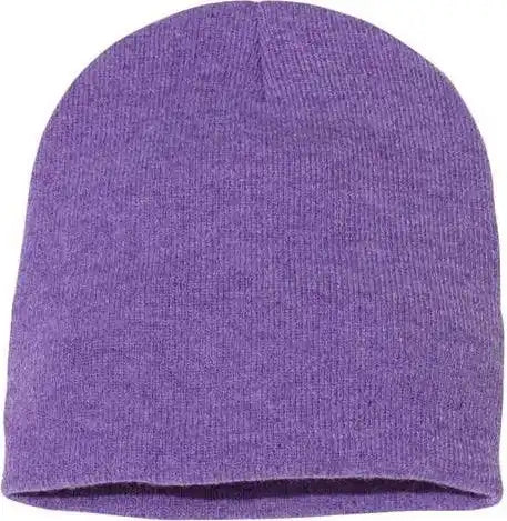 Sportsman Sp08 8’’ Knit Beanie - Heather Purple - one Size Fits Most