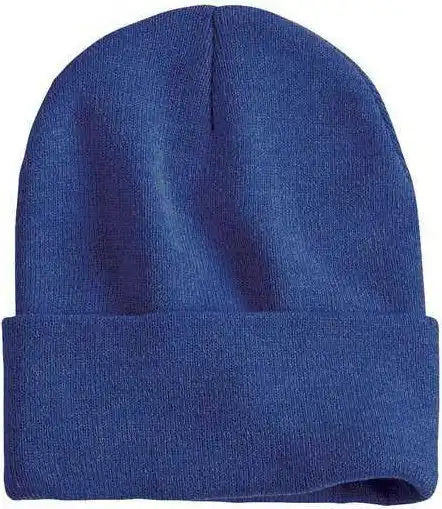Sportsman Sp12 Solid 12’’ Cuffed Beanie - Heather Dark Royal - one Size Fits Most