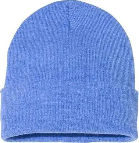 Sportsman Sp12 Solid 12’’ Cuffed Beanie Heather Royal / one Size Fits Most