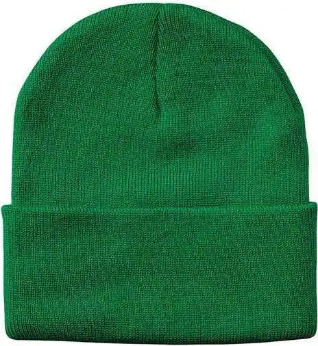 Sportsman Sp12 Solid 12’’ Cuffed Beanie - Kelly - one Size Fits Most