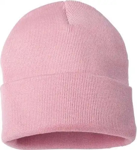 Sportsman Sp12 Solid 12’’ Cuffed Beanie - Pink - one Size Fits Most