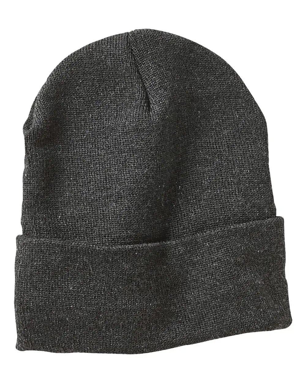 Sportsman Sp12fl 12’’ Fleece Lined Cuffed Beanie - Heather Charcoal - Dark Gray / one Size Fits Most