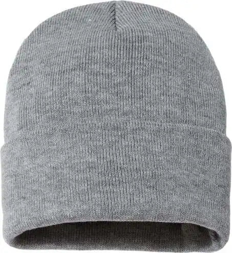 Sportsman Sp12sl Sherpa Lined 12’’ Cuffed Beanie - Heather Grey - Gray / one Size Fits Most