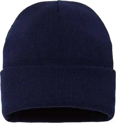 Sportsman Sp12sl Sherpa Lined 12’’ Cuffed Beanie - Navy - one Size Fits Most