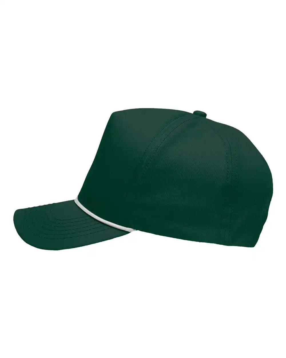 Sportsman Sp1300 Five-panel Rope Heritage Fit Cap - Forest Green - Adjustable