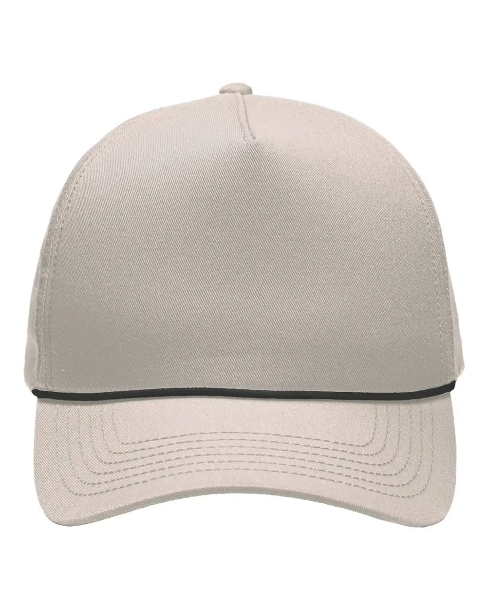 Sportsman Sp1300 Five-panel Rope Heritage Fit Cap - Khaki