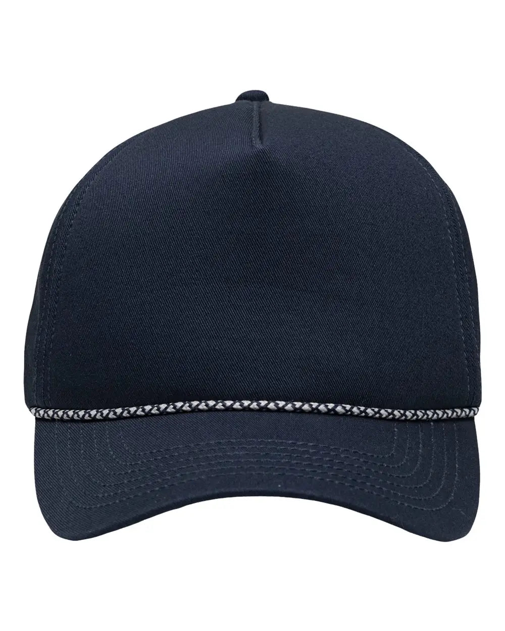 Sportsman Sp1300 Five-panel Rope Heritage Fit Cap - Navy