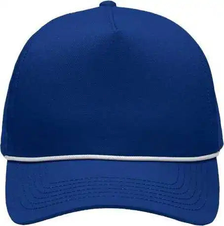 Sportsman Sp1300 Five Panel Rope Heritage Fit Cap Royal / one Size Fits Most