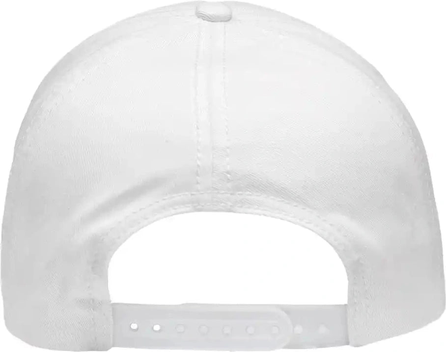 Sportsman Sp1300 Five-panel Rope Heritage Fit Cap - White - Adjustable