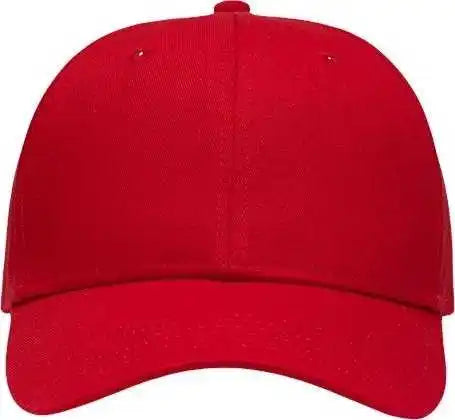 Sportsman Sp1400 Lo-pro Solid Back Traditional Trucker Cap - Red - one Size Fits Most