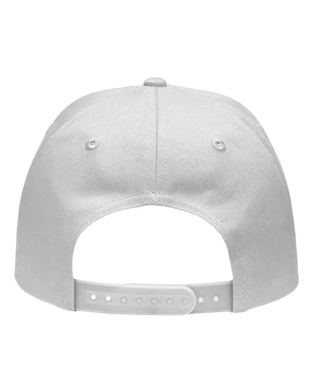 Sportsman Sp1400 Lo-pro Solid Back Traditional Trucker Cap - White - Adjustable