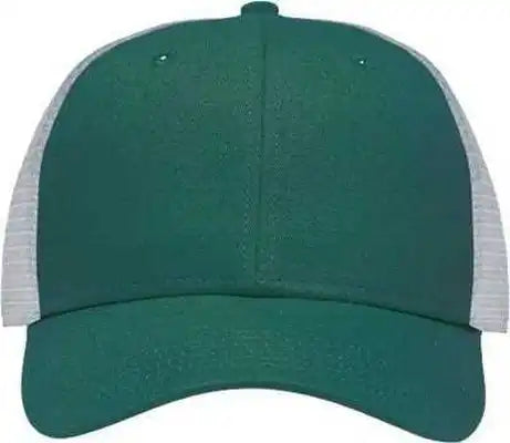 Sportsman Sp1450 Traditional Lo-pro Mesh Back Trucker Fit Cap - Forest Green White - one Size Fits Most