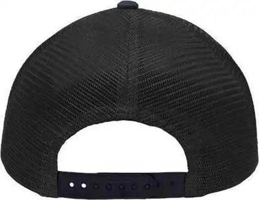 Sportsman Sp1450 Traditional Lo-pro Mesh Back Trucker Fit Cap - Heather Gray Charcoal Navy - Dark / one Size Fits Most
