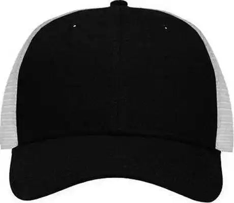Sportsman Sp1450 Traditional Lo-pro Mesh Back Trucker Fit Cap - Black White - one Size Fits Most