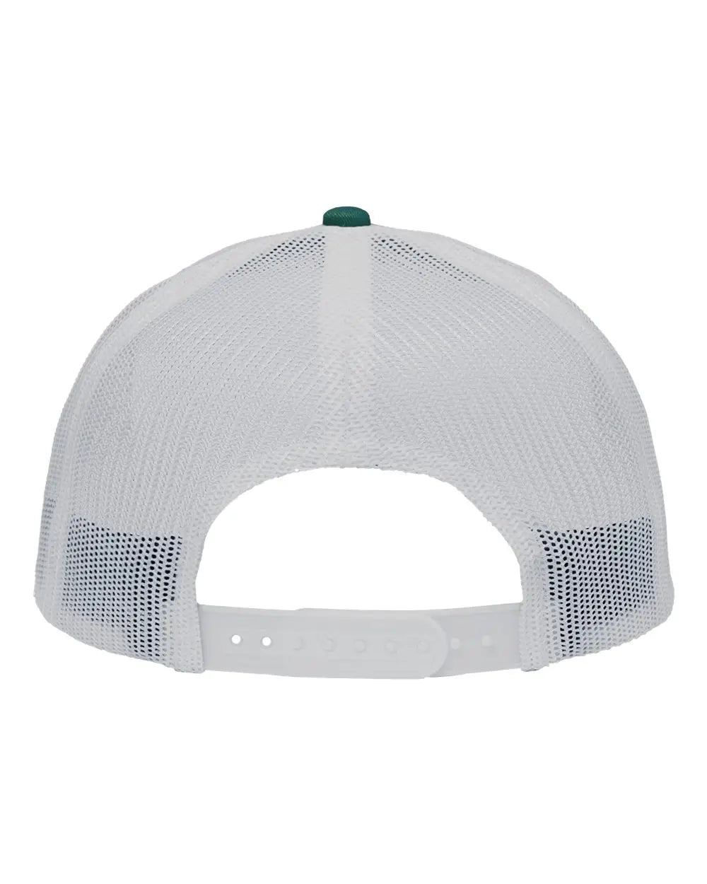 Sportsman Sp1450 Traditional Lo-pro Mesh Back Trucker Fit Cap - Chino Forest Green White - one Size Fits Most