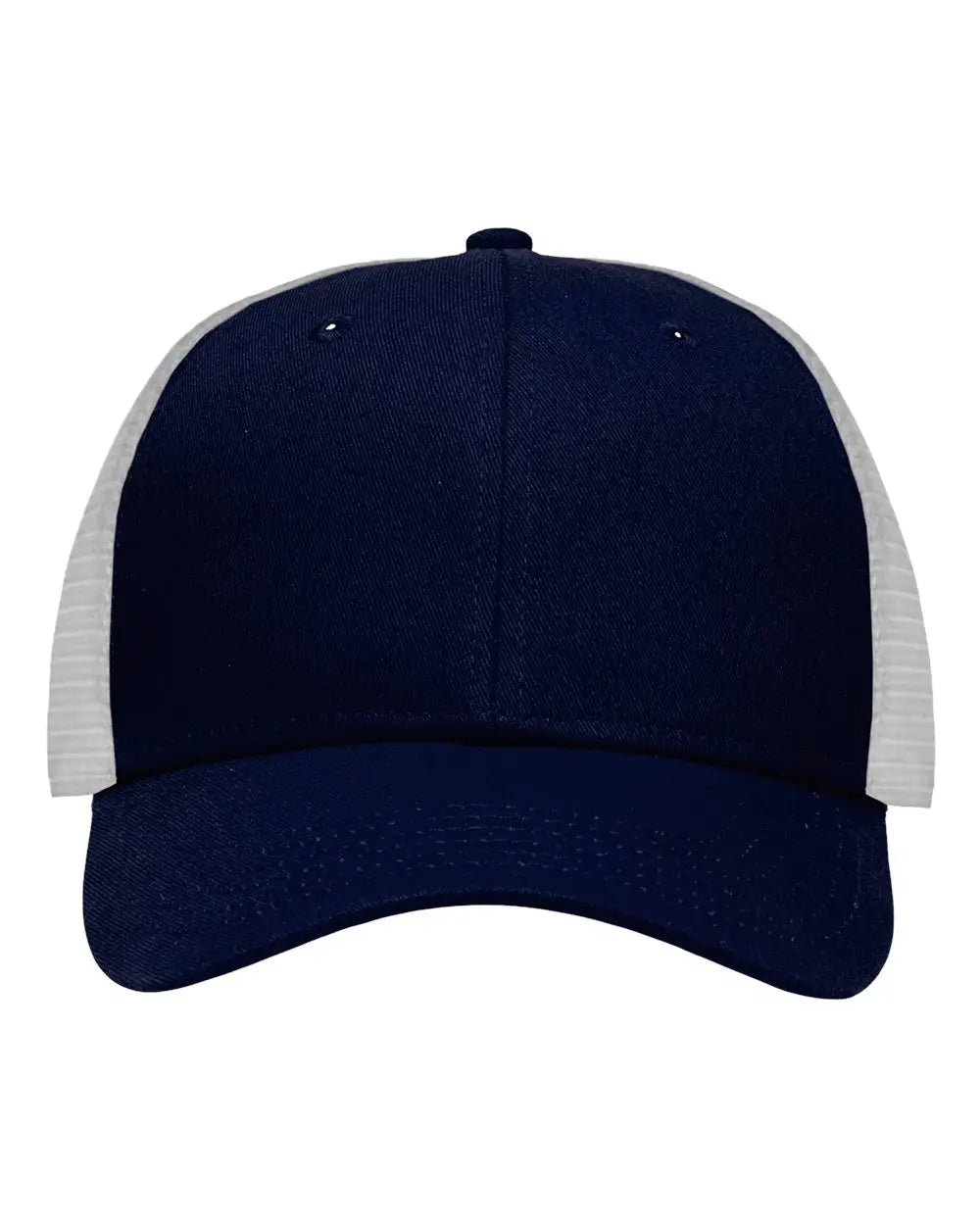 Sportsman Sp1450 Traditional Lo-pro Mesh Back Trucker Fit Cap - Chino Navy White - one Size Fits Most