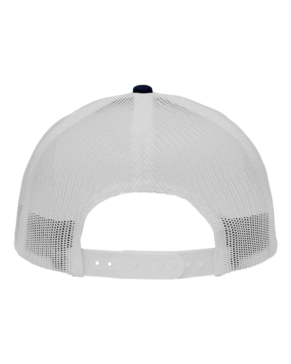 Sportsman Sp1450 Traditional Lo-pro Mesh Back Trucker Fit Cap - Chino Navy White - one Size Fits Most
