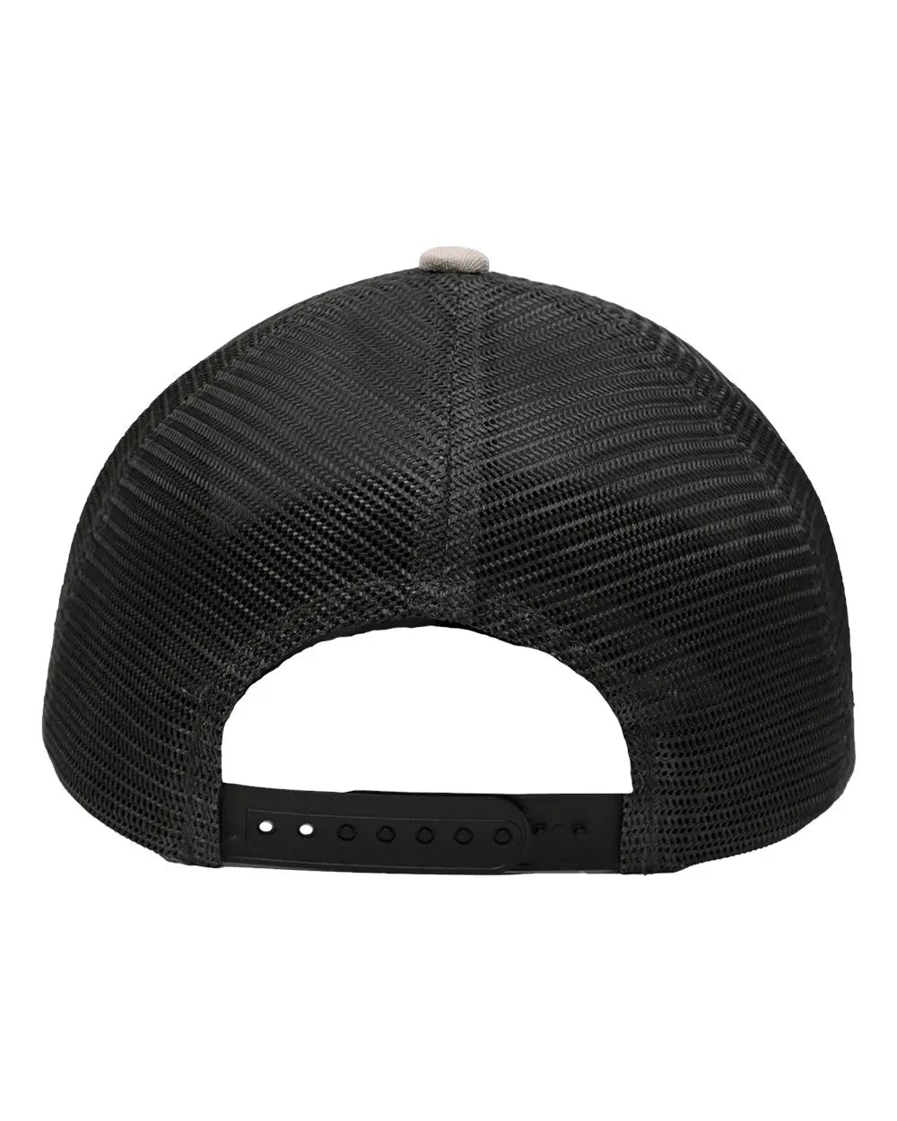 Sportsman Sp1450 Traditional Lo-pro Mesh Back Trucker Fit Cap - Chino Khaki Black - one Size Fits Most