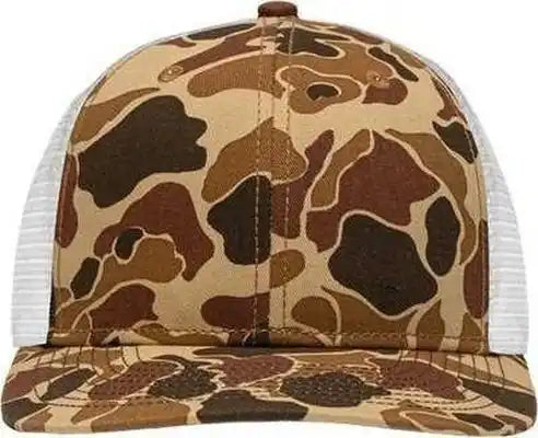 Sportsman Sp1450 Traditional Lo-pro Mesh Back Trucker Fit Cap - Duck Camo White - one Size Fits Most
