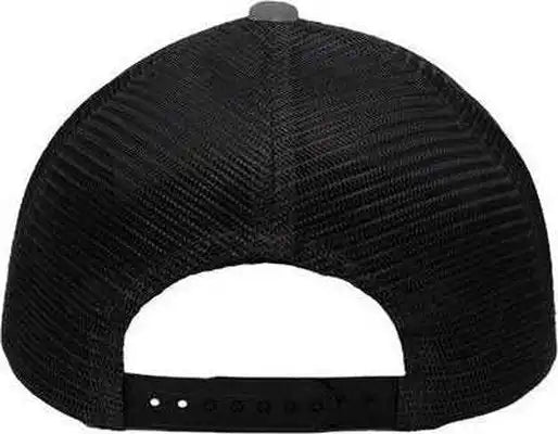 Sportsman Sp1450 Traditional Lo-pro Mesh Back Trucker Fit Cap - Gray Camo Black - one Size Fits Most