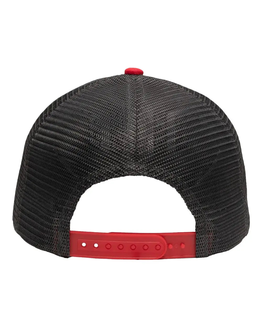 Sportsman Sp1450 Traditional Lo-pro Mesh Back Trucker Fit Cap - Heather Grey Charcoal Red - Dark Gray / one Size Fits