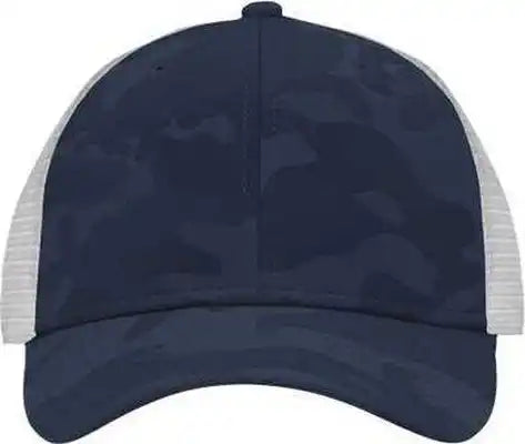 Sportsman Sp1450 Traditional Lo-pro Mesh Back Trucker Fit Cap - Navy Camo White - one Size Fits Most