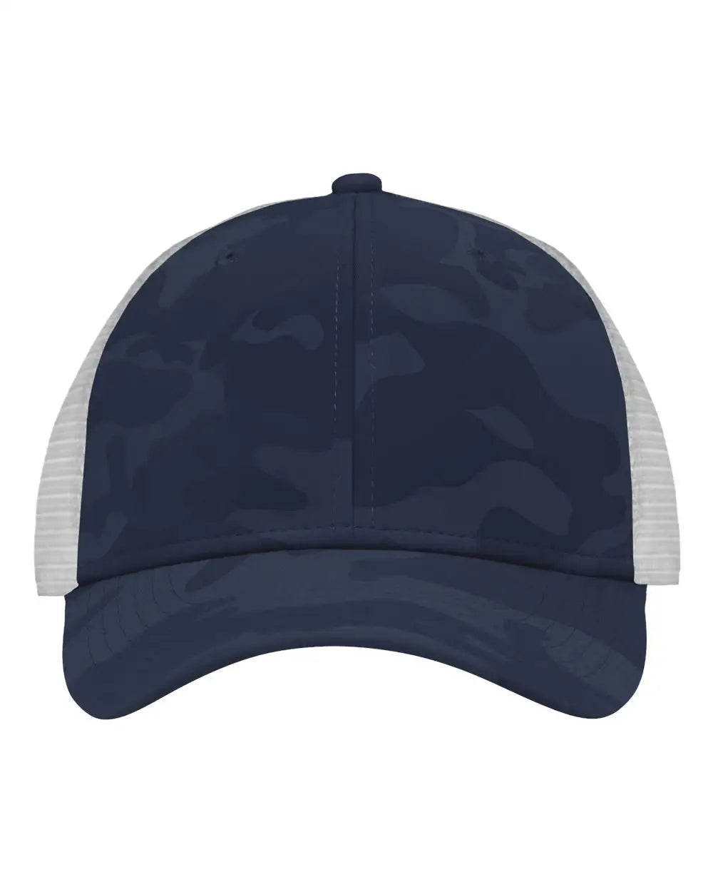 Sportsman Sp1450 Traditional Lo-pro Mesh Back Trucker Fit Cap - Navy Camo White - one Size Fits Most
