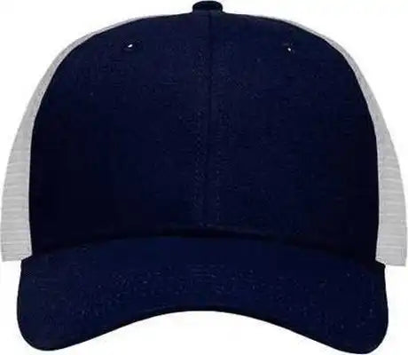 Sportsman Sp1450 Traditional Lo Pro Mesh Back Trucker Fit Cap Navy White / one Size Fits Most