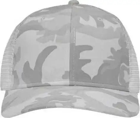 Sportsman Sp1450 Traditional Lo-pro Mesh Back Trucker Fit Cap - White Camo - one Size Fits Most
